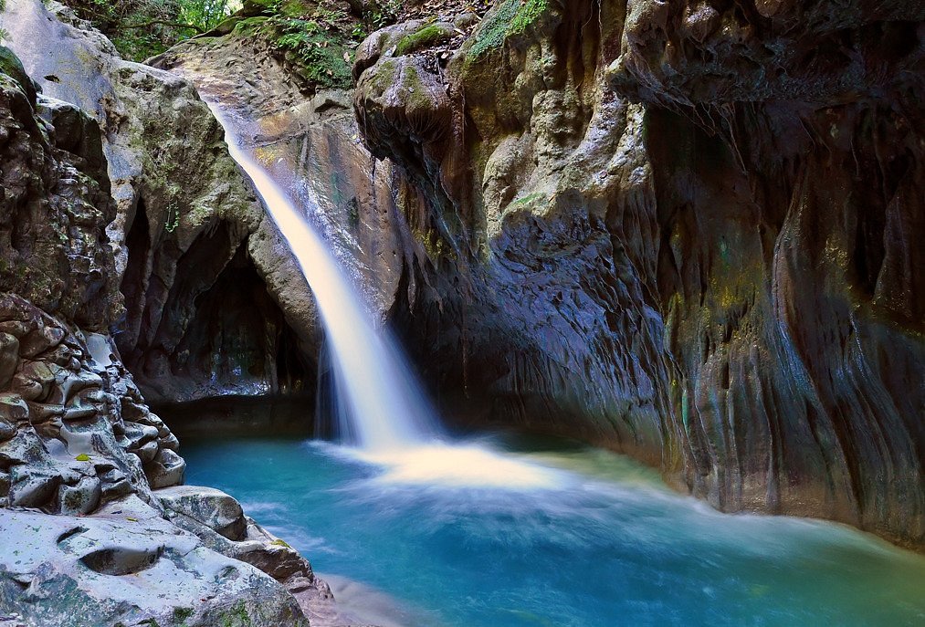 Balneario natural en República Dominicana