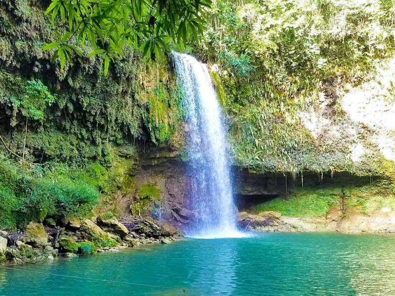 Salto de Socoa, balneario natural dominicano
